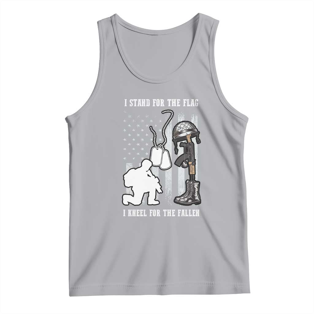 Patriotic Memorial Day Tank Top We Stand For the Flag We Kneel For The Fallen US Patriots