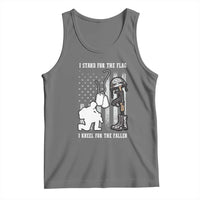 Patriotic Memorial Day Tank Top We Stand For the Flag We Kneel For The Fallen US Patriots