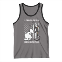 Patriotic Memorial Day Tank Top We Stand For the Flag We Kneel For The Fallen US Patriots