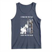 Patriotic Memorial Day Tank Top We Stand For the Flag We Kneel For The Fallen US Patriots
