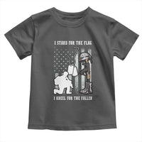 Patriotic Memorial Day Toddler T Shirt We Stand For the Flag We Kneel For The Fallen US Patriots