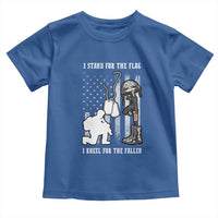 Patriotic Memorial Day Toddler T Shirt We Stand For the Flag We Kneel For The Fallen US Patriots