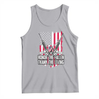 Patriotic Memorial Day Tank Top Honor The Fallen Thank The Living Memorial Day Veterans Day