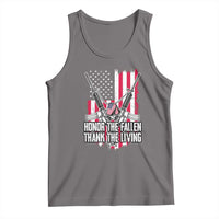 Patriotic Memorial Day Tank Top Honor The Fallen Thank The Living Memorial Day Veterans Day