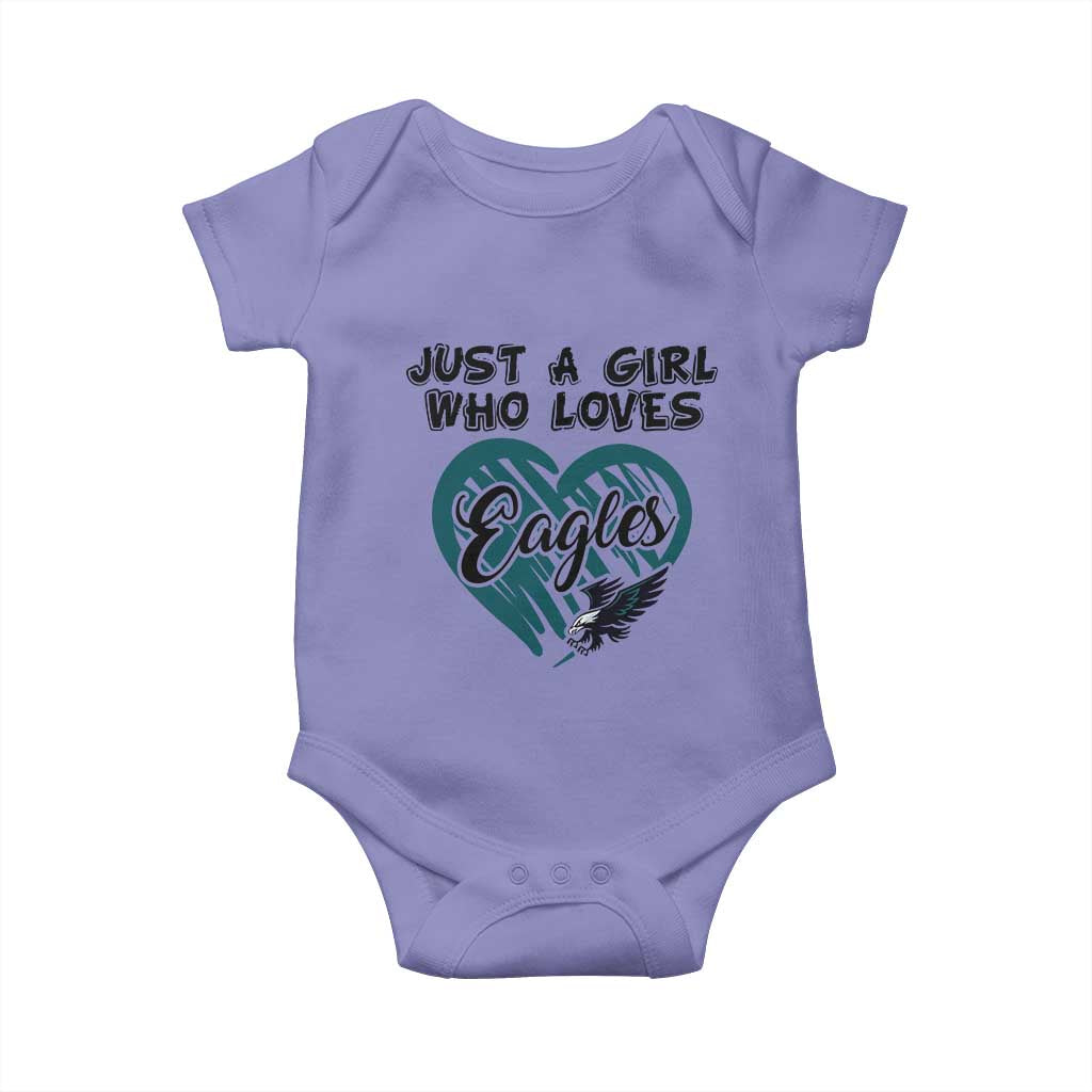 A Girl Who Loves Eagle Baby Onesie