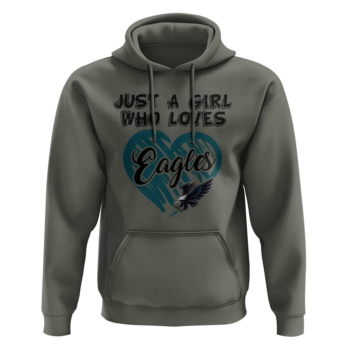 A Girl Who Loves Eagle Hoodie