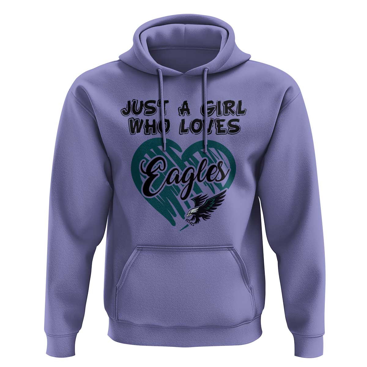 A Girl Who Loves Eagle Hoodie