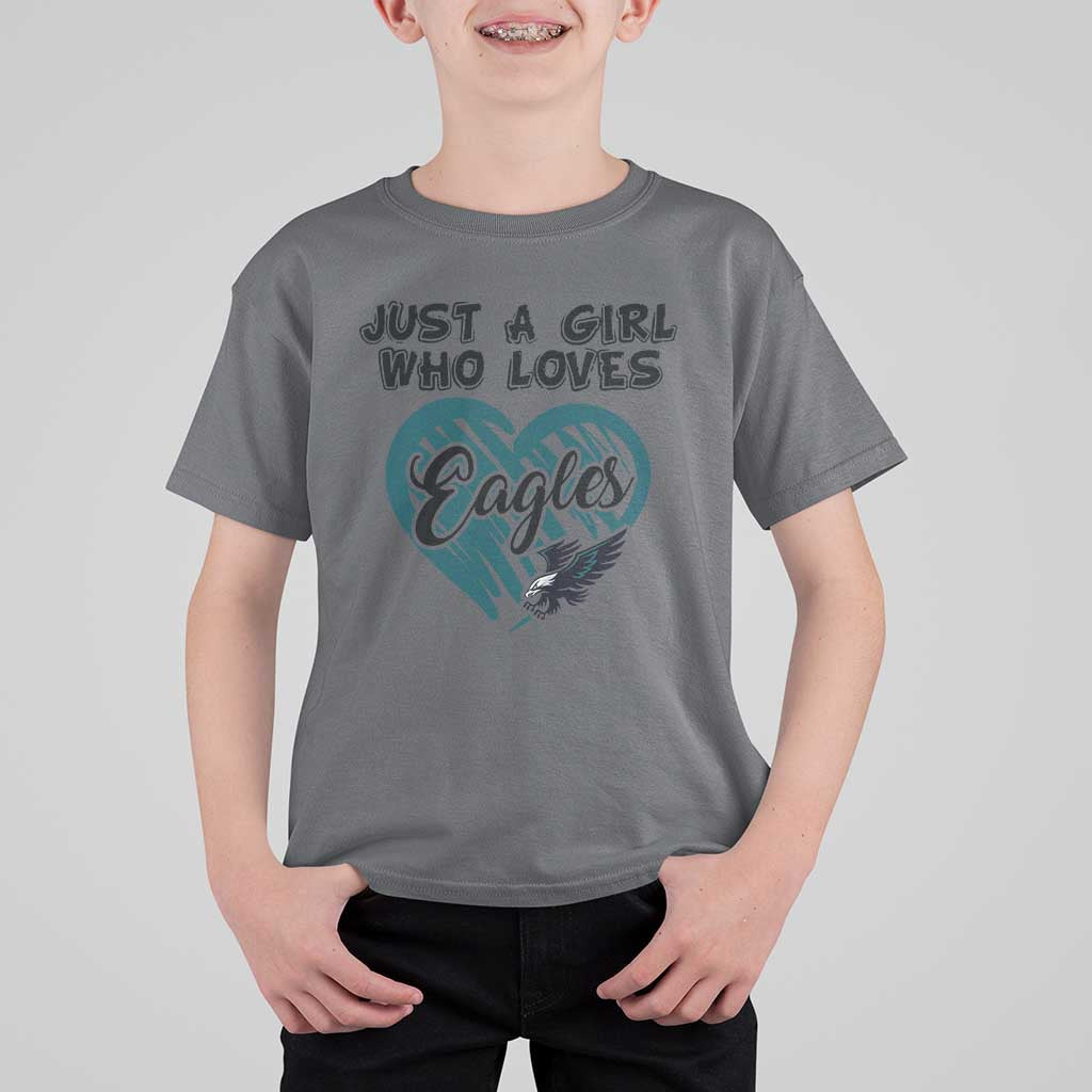 A Girl Who Loves Eagle T Shirt For Kid