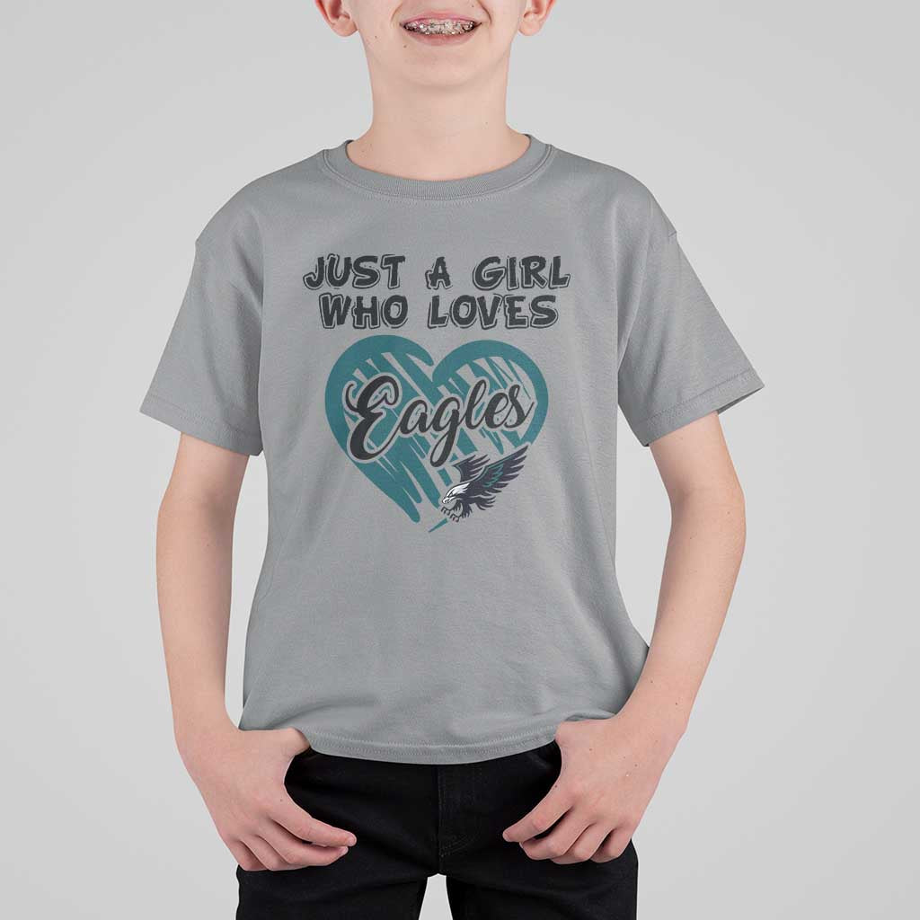 A Girl Who Loves Eagle T Shirt For Kid