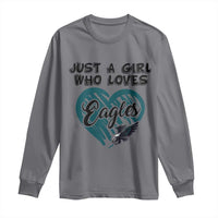 A Girl Who Loves Eagle Long Sleeve Shirt