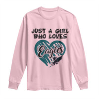 A Girl Who Loves Eagle Long Sleeve Shirt