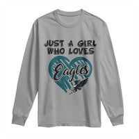 A Girl Who Loves Eagle Long Sleeve Shirt
