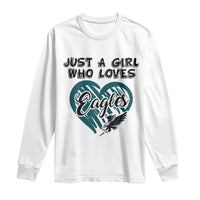 A Girl Who Loves Eagle Long Sleeve Shirt