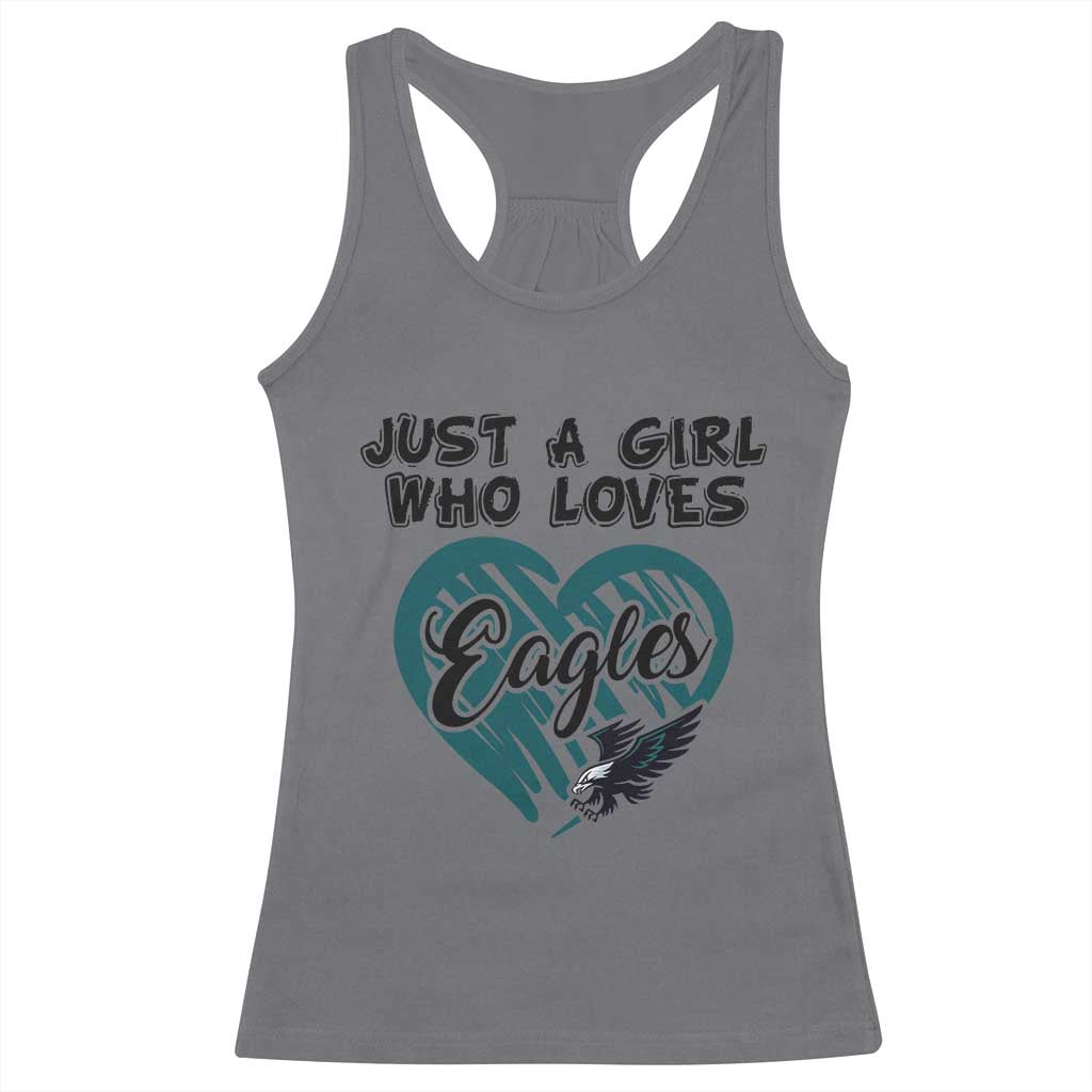 A Girl Who Loves Eagle Racerback Tank Top