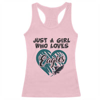A Girl Who Loves Eagle Racerback Tank Top