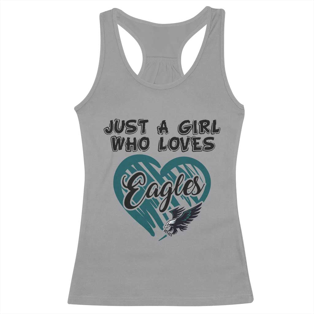 A Girl Who Loves Eagle Racerback Tank Top
