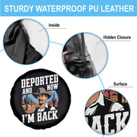Funny Mexican Cowboy Spare Tire Cover Now I'm Back Retro Vintage Desert