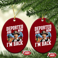 Funny Mexican Cowboy Ceramic Ornament Now I'm Back Retro Vintage Desert - Wonder Print Shop