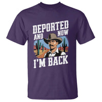 Funny Mexican Cowboy T Shirt Now I'm Back Retro Vintage Desert