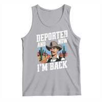 Funny Mexican Cowboy Tank Top Now I'm Back Retro Vintage Desert