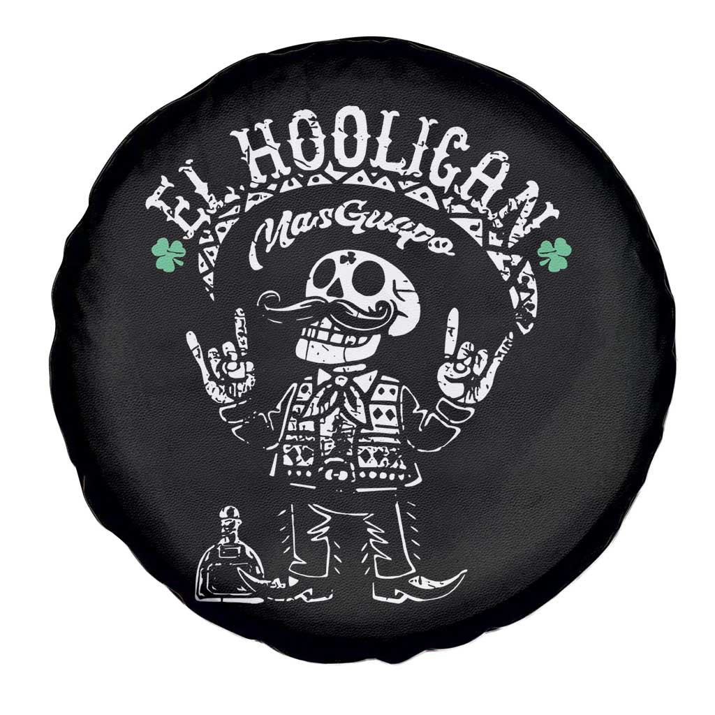 Funny Mexican Mariachi Skeleton Spare Tire Cover El Hooligan Mas Guapo Very Handsome