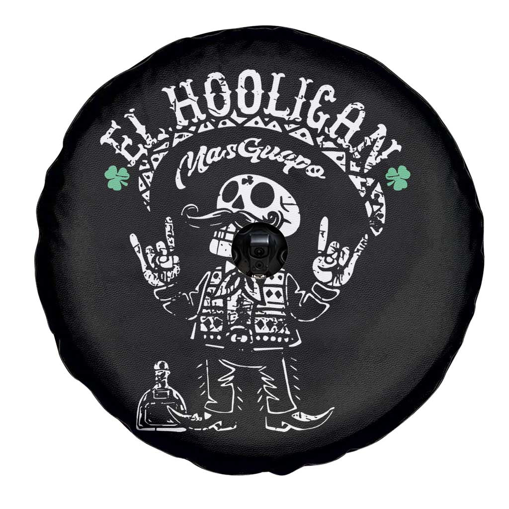Funny Mexican Mariachi Skeleton Spare Tire Cover El Hooligan Mas Guapo Very Handsome