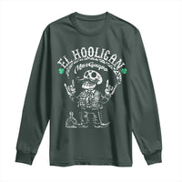 Funny Mexican Mariachi Skeleton Long Sleeve Shirt El Hooligan Mas Guapo Very Handsome