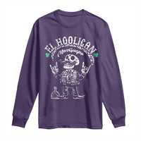 Funny Mexican Mariachi Skeleton Long Sleeve Shirt El Hooligan Mas Guapo Very Handsome