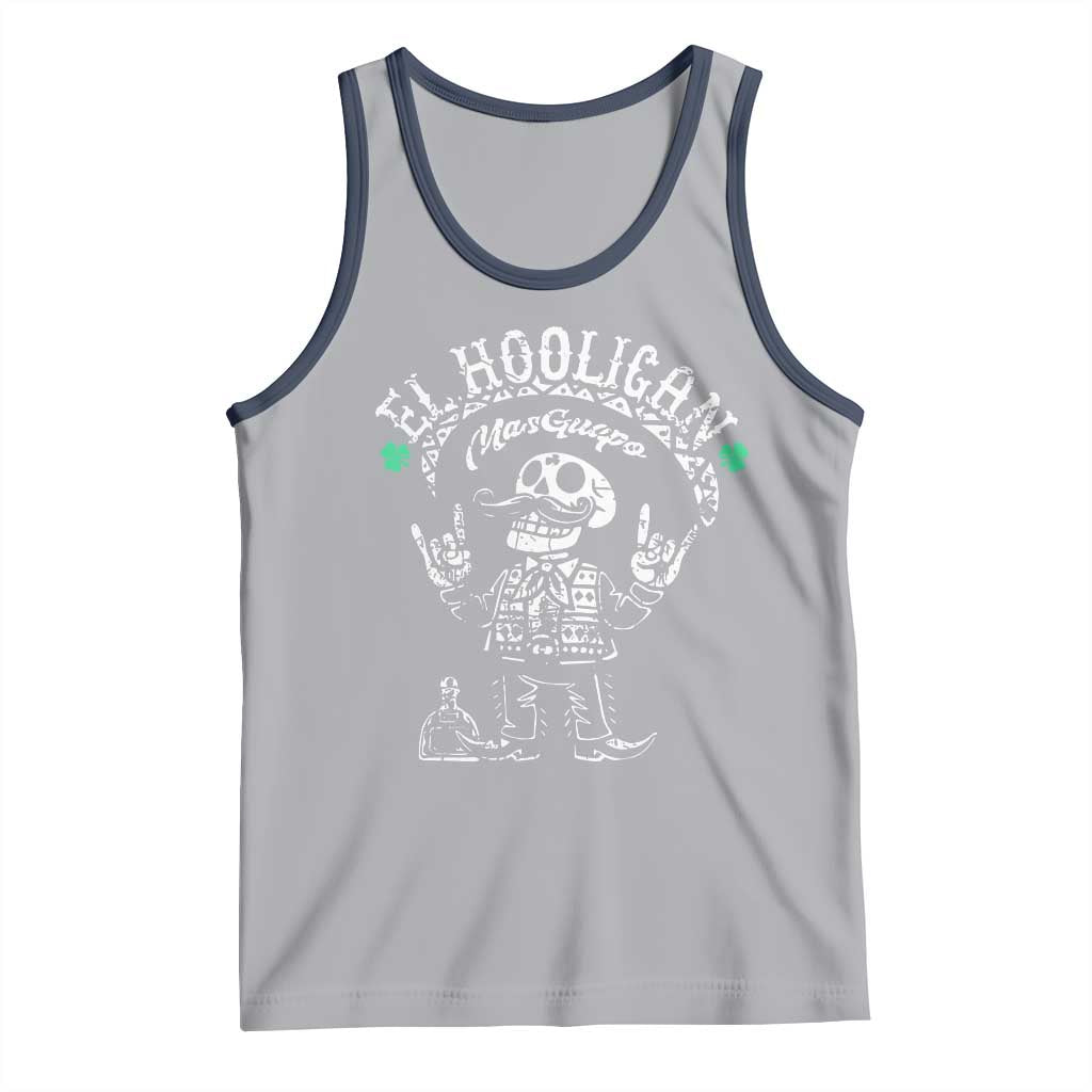 Funny Mexican Mariachi Skeleton Tank Top El Hooligan Mas Guapo Very Handsome