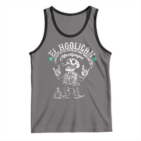 Funny Mexican Mariachi Skeleton Tank Top El Hooligan Mas Guapo Very Handsome