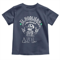 Funny Mexican Mariachi Skeleton Toddler T Shirt El Hooligan Mas Guapo Very Handsome