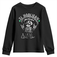 Funny Mexican Mariachi Skeleton Youth Sweatshirt El Hooligan Mas Guapo Very Handsome