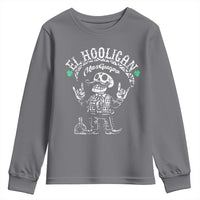 Funny Mexican Mariachi Skeleton Youth Sweatshirt El Hooligan Mas Guapo Very Handsome