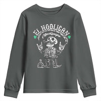 Funny Mexican Mariachi Skeleton Youth Sweatshirt El Hooligan Mas Guapo Very Handsome