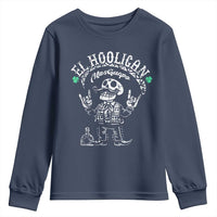 Funny Mexican Mariachi Skeleton Youth Sweatshirt El Hooligan Mas Guapo Very Handsome