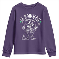 Funny Mexican Mariachi Skeleton Youth Sweatshirt El Hooligan Mas Guapo Very Handsome