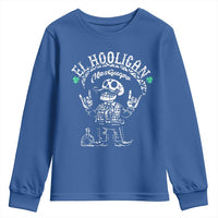 Funny Mexican Mariachi Skeleton Youth Sweatshirt El Hooligan Mas Guapo Very Handsome