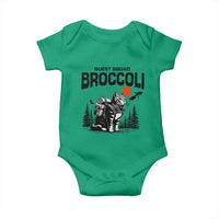 Quest Squad Broccoli Cat Baby Onesie Funny Hiking Adventure Cute Camping Feline