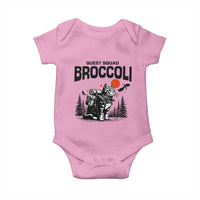 Quest Squad Broccoli Cat Baby Onesie Funny Hiking Adventure Cute Camping Feline