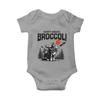 Quest Squad Broccoli Cat Baby Onesie Funny Hiking Adventure Cute Camping Feline