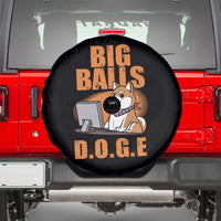 Funny Big Balls D.O.G.E Spare Tire Cover DOGE Shiba