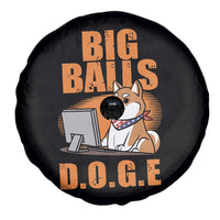 Funny Big Balls D.O.G.E Spare Tire Cover DOGE Shiba