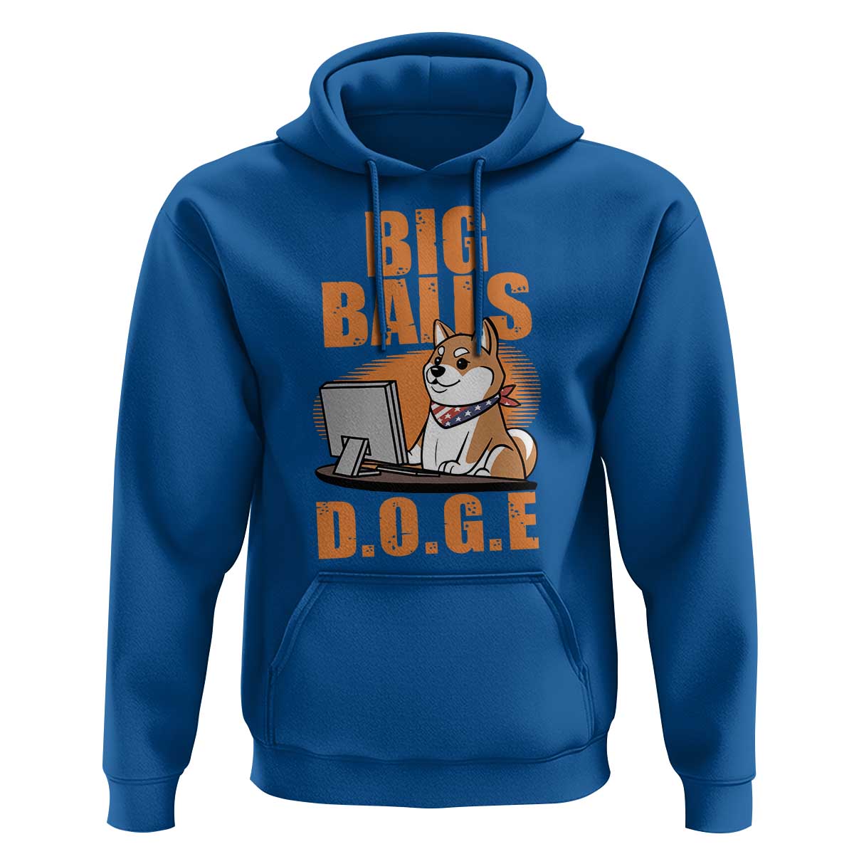Funny Big Balls D.O.G.E Hoodie DOGE Shiba