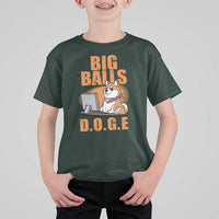 Funny Big Balls D.O.G.E T Shirt For Kid DOGE Shiba
