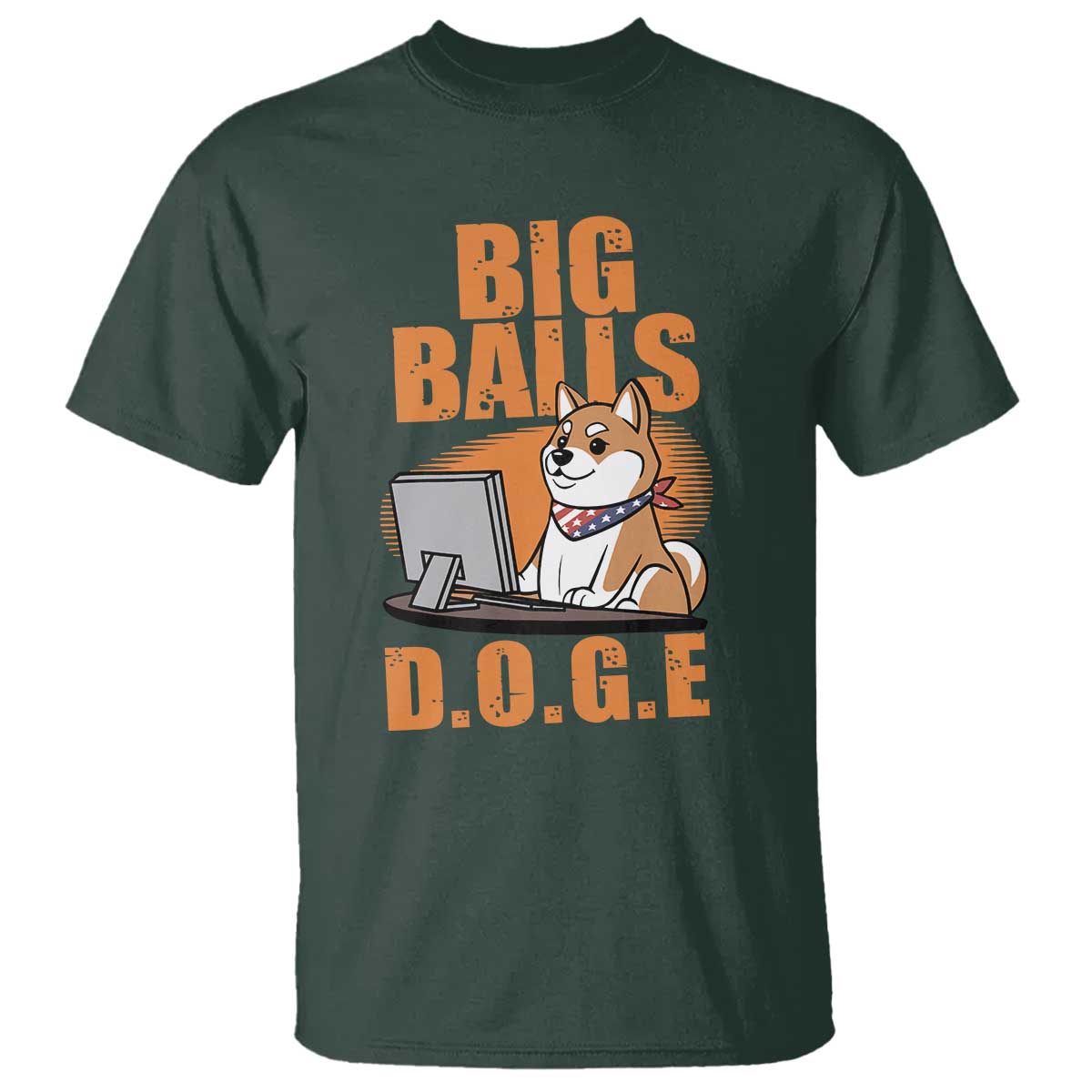 Funny Big Balls D.O.G.E T Shirt DOGE Shiba