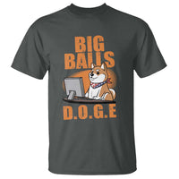 Funny Big Balls D.O.G.E T Shirt DOGE Shiba