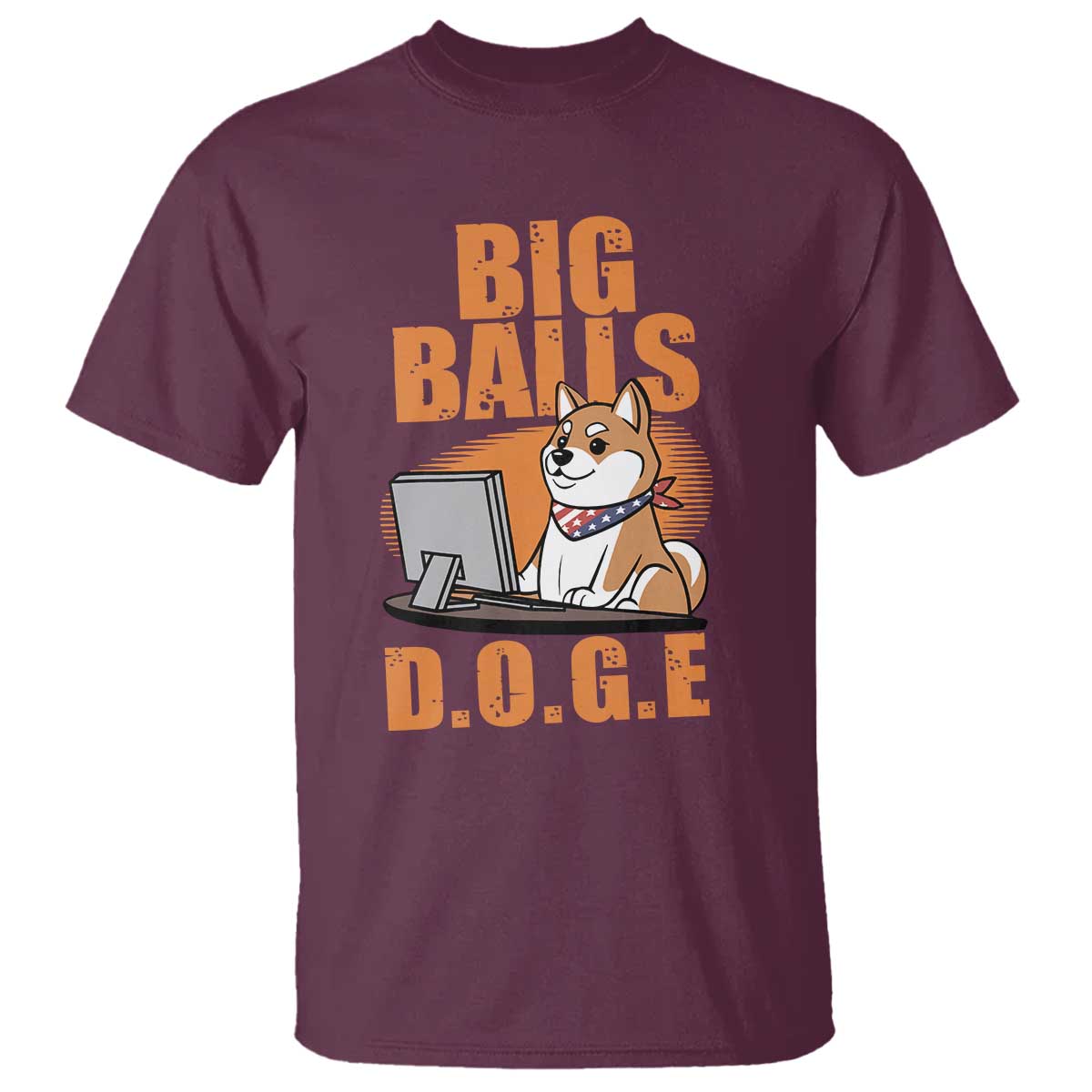Funny Big Balls D.O.G.E T Shirt DOGE Shiba