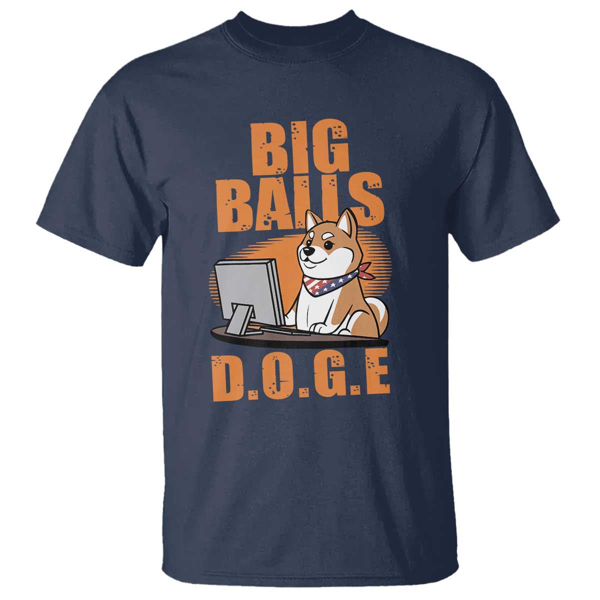 Funny Big Balls D.O.G.E T Shirt DOGE Shiba