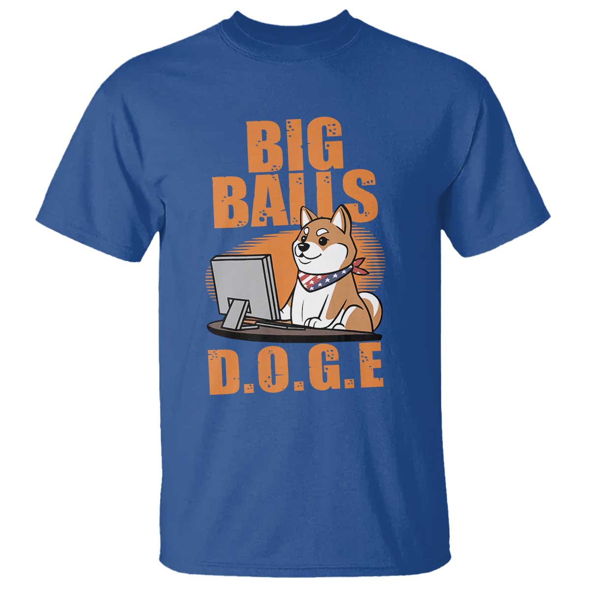 Funny Big Balls D.O.G.E T Shirt DOGE Shiba