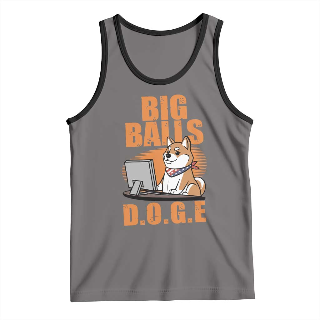 Funny Big Balls D.O.G.E Tank Top DOGE Shiba